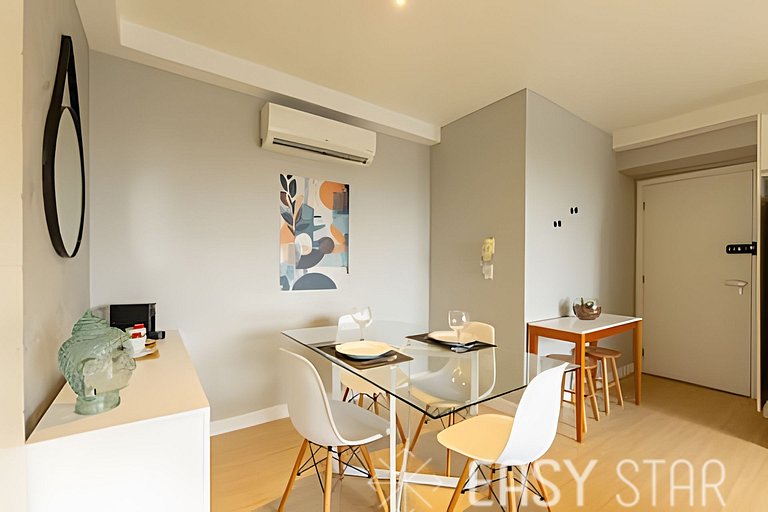 Easy Star - Belo apto C/ vaga, varanda e 2 dorms em Perdizes