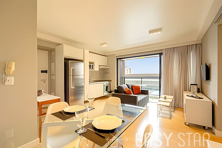 Easy Star - Belo apto C/ vaga, varanda e 2 dorms em Perdizes