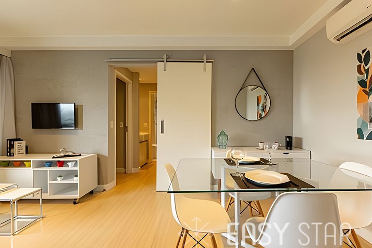 Easy Star - Belo apto C/ vaga, varanda e 2 dorms em Perdizes