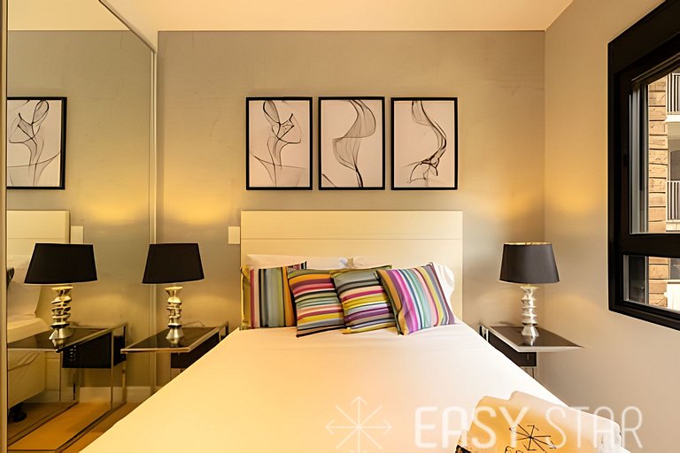 Easy Star - Belo apto C/ vaga, varanda e 2 dorms em Perdizes