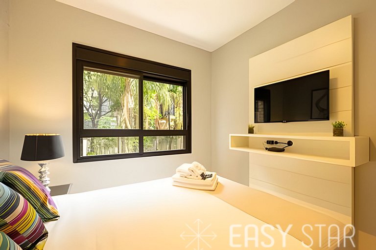 Easy Star - Belo apto C/ vaga, varanda e 2 dorms em Perdizes