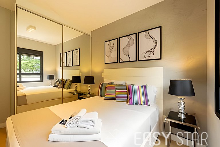 Easy Star - Belo apto C/ vaga, varanda e 2 dorms em Perdizes