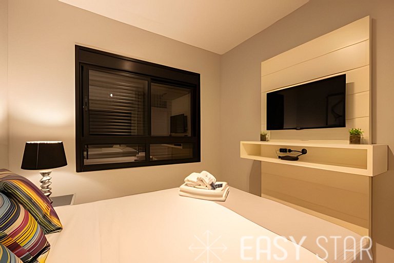 Easy Star - Belo apto C/ vaga, varanda e 2 dorms em Perdizes