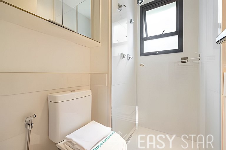 Easy Star - Belo apto C/ vaga, varanda e 2 dorms em Perdizes