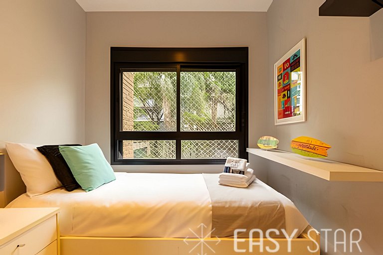 Easy Star - Belo apto C/ vaga, varanda e 2 dorms em Perdizes