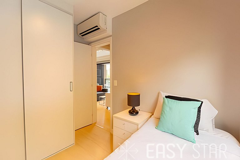 Easy Star - Belo apto C/ vaga, varanda e 2 dorms em Perdizes