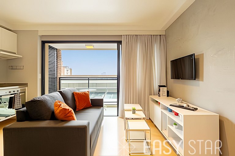 Easy Star - Belo apto C/ vaga, varanda e 2 dorms em Perdizes