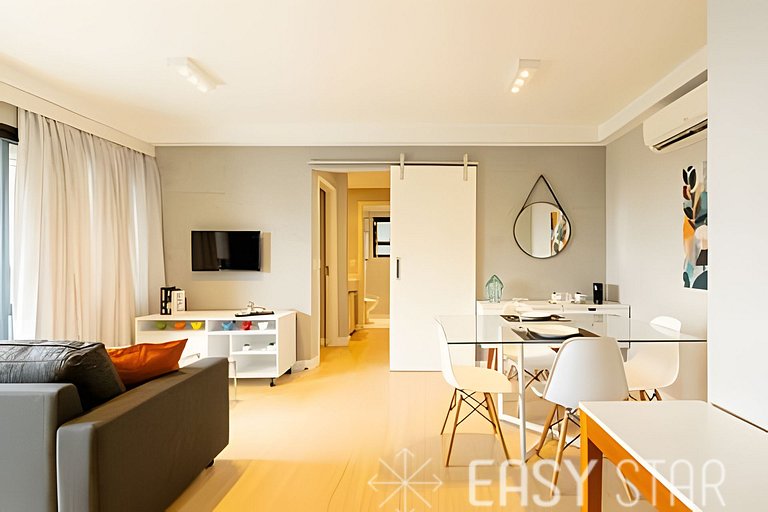 Easy Star - Belo apto C/ vaga, varanda e 2 dorms em Perdizes