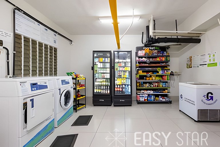 Easy Star - Belo apto C/Vaga, varanda e 2 dorms no Itaim Bib