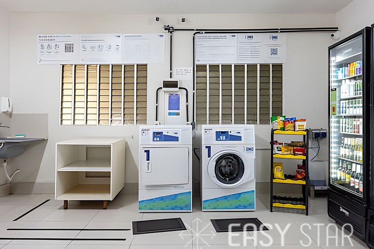 Easy Star - Belo apto C/Vaga, varanda e 2 dorms no Itaim Bib
