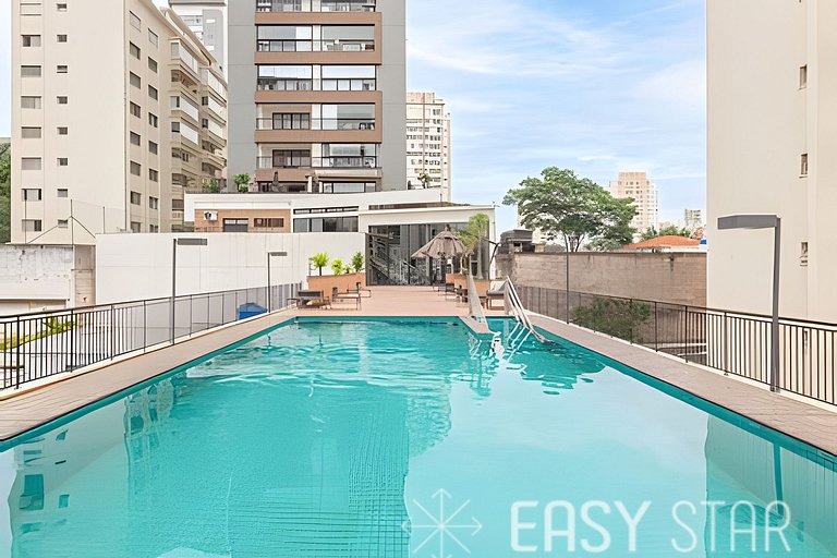 Easy Star - Moderno studio no coração do Campo Belo - QL01I