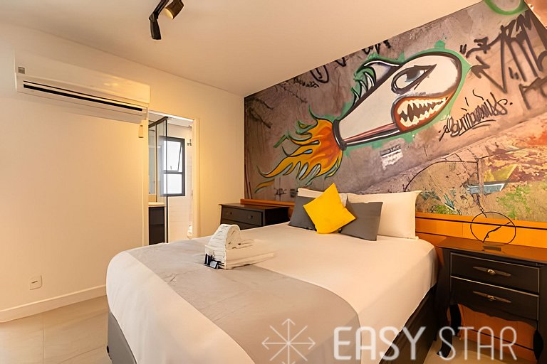 Easy Star - Moderno studio no coração do Campo Belo - QL01I