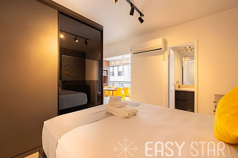 Easy Star - Moderno studio no coração do Campo Belo - QL01I