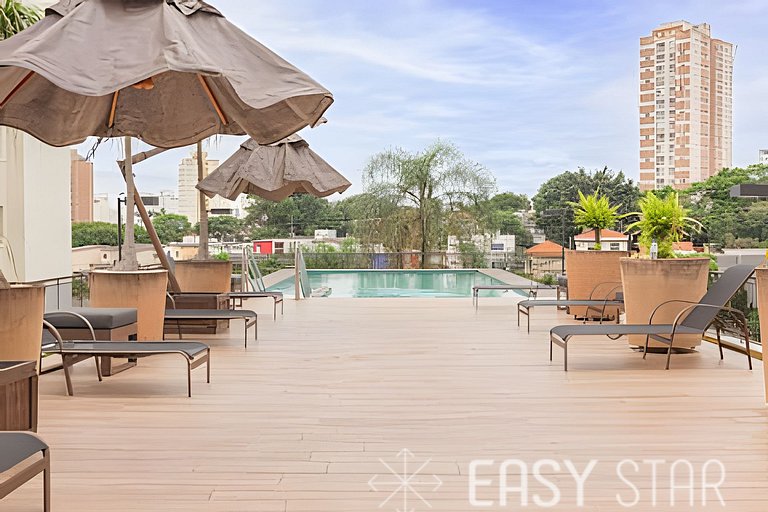 Easy Star - Moderno studio no coração do Campo Belo - QL01I