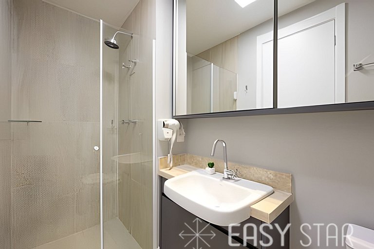 Easy Star - Charmoso studio no Brooklin - QO01I