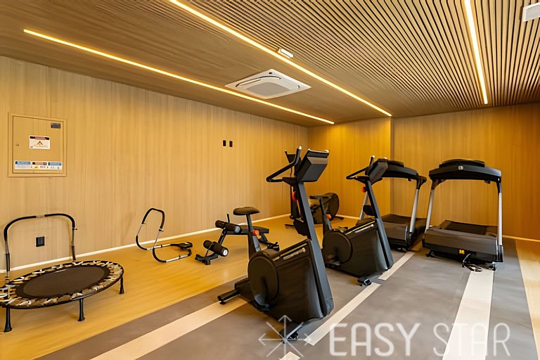 Easy Star - Lindo studio ao lado da Estação Brooklin - QW01I