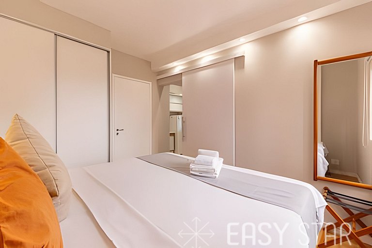 Easy Star - Charmoso flat C/Vaga em Moema - QX01I