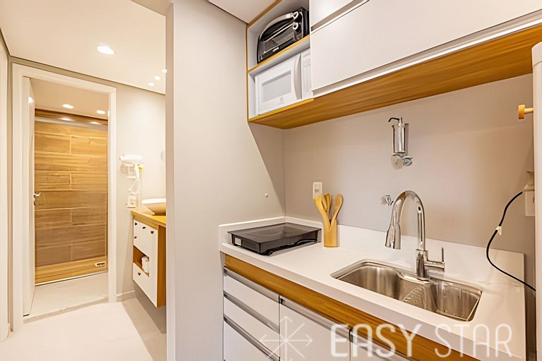 Easy Star - Charmoso flat C/Vaga em Moema - QX01I