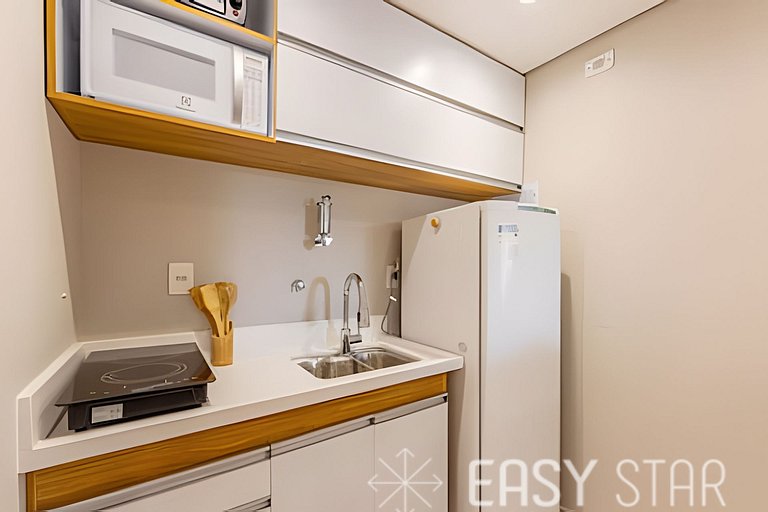 Easy Star - Charmoso flat C/Vaga em Moema - QX01I