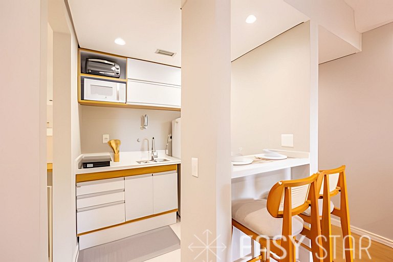 Easy Star - Charmoso flat C/Vaga em Moema - QX01I