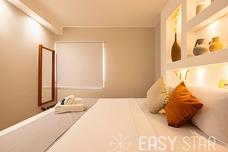Easy Star - Charmoso flat C/Vaga em Moema - QX01I