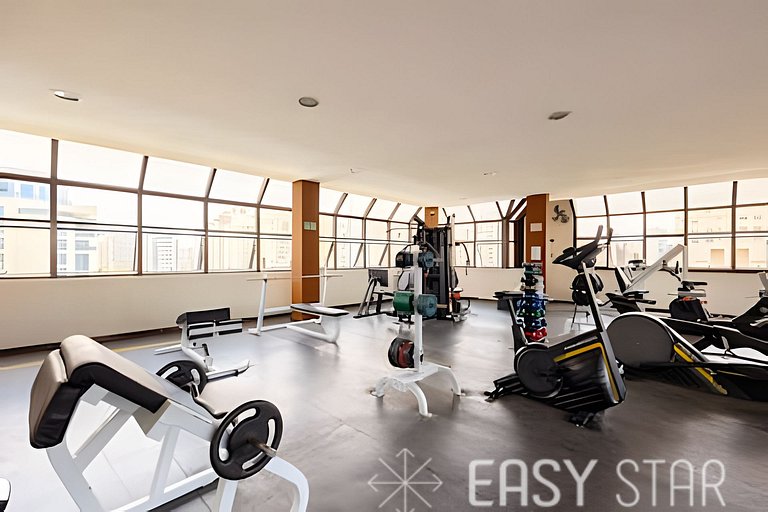 Easy Star - Charmoso flat C/Vaga em Moema - QX01I