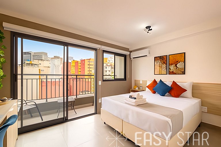 Easy Star – Encantador estudio en el corazón de Vila Buarque