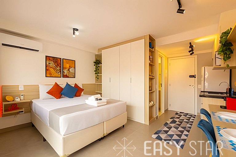 Easy Star – Encantador estudio en el corazón de Vila Buarque