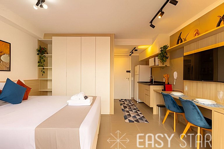 Easy Star – Encantador estudio en el corazón de Vila Buarque