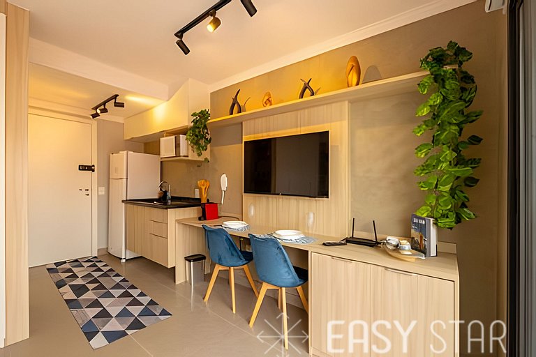 Easy Star – Encantador estudio en el corazón de Vila Buarque