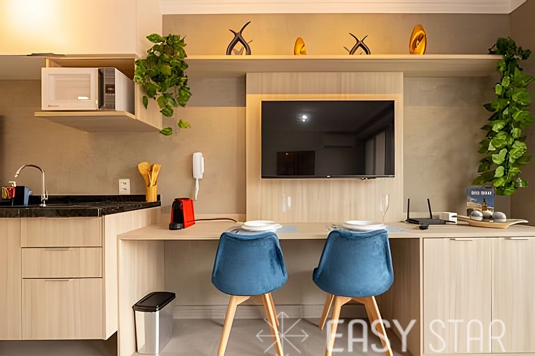 Easy Star - Charmoso studio no coração da Vila Buarque - RA0