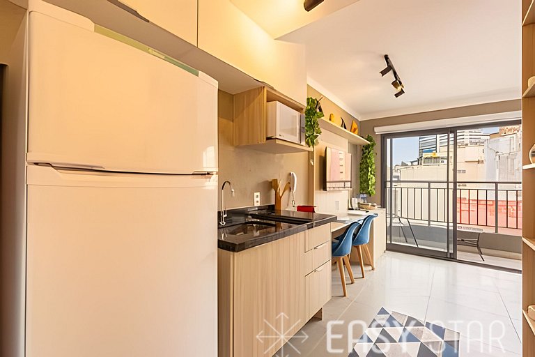 Easy Star – Charming studio in the heart of Vila Buarque – R