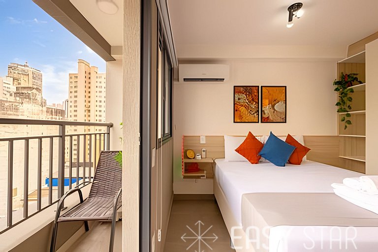 Easy Star – Encantador estudio en el corazón de Vila Buarque
