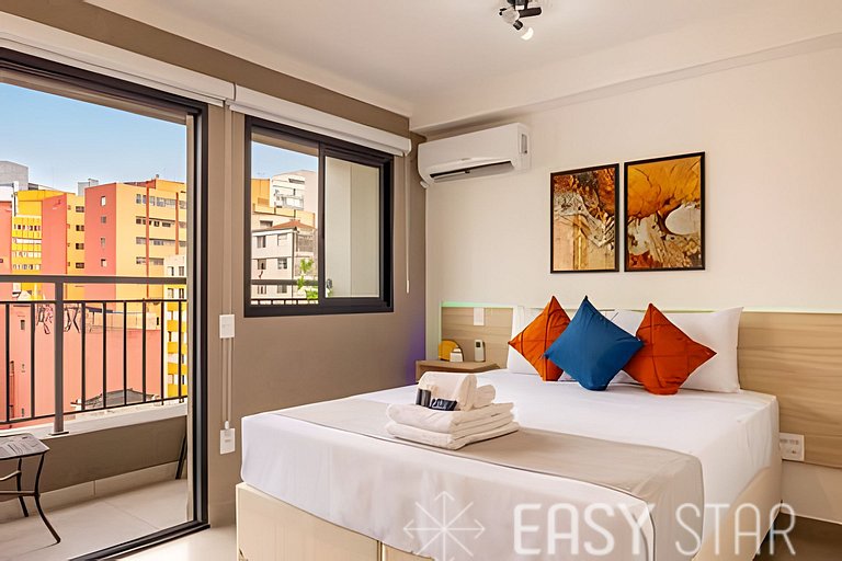 Easy Star – Charming studio in the heart of Vila Buarque – R