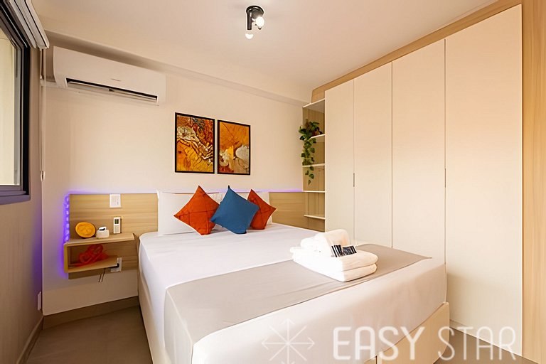 Easy Star – Encantador estudio en el corazón de Vila Buarque