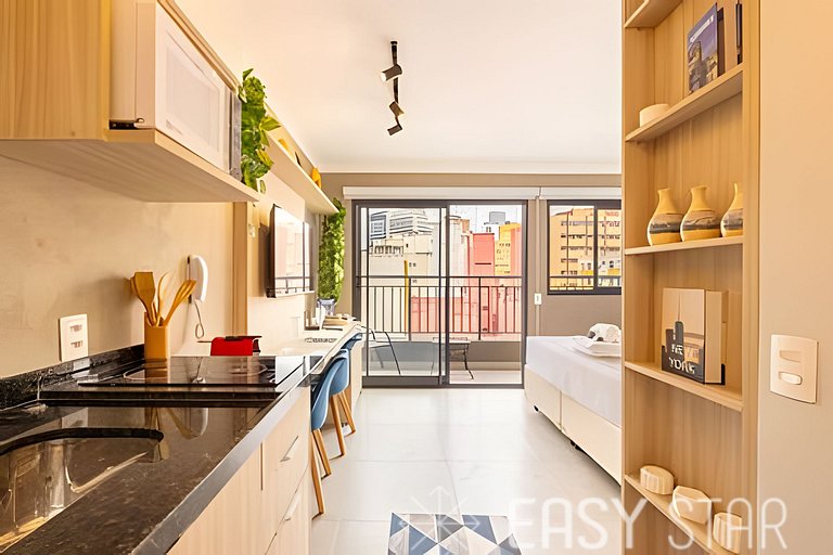 Easy Star – Charming studio in the heart of Vila Buarque – R