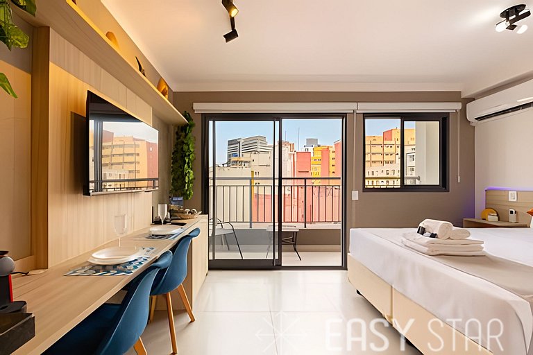 Easy Star – Encantador estudio en el corazón de Vila Buarque