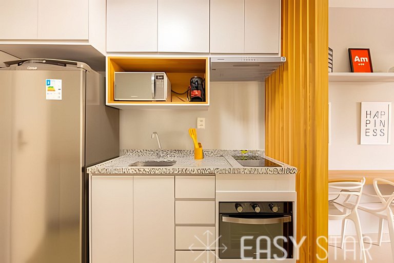 Easy Star - Lindo studio ao na avenida Vergueiro - RA03I