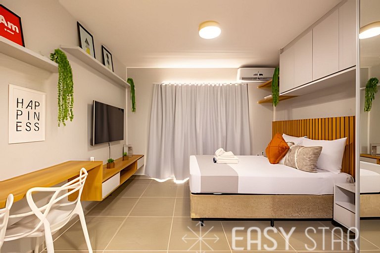 Easy Star - Lindo studio ao na avenida Vergueiro - RA03I