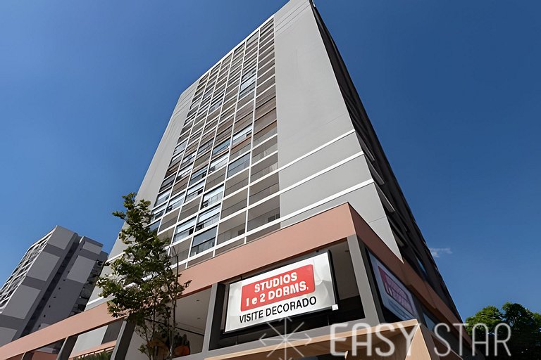Easy Star - Lindo studio ao na avenida Vergueiro - RA03I
