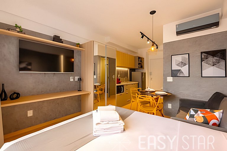 Easy Star - Lindo studio ao lado da Faria Lima - RB01I