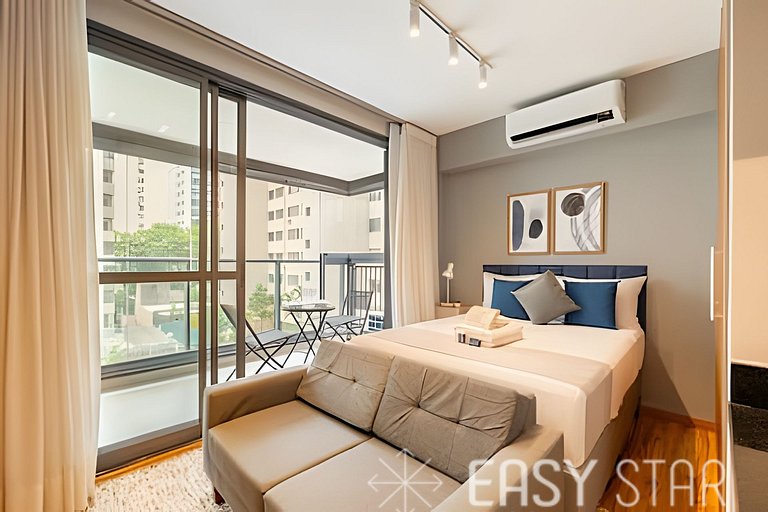 Easy Star - Lindo studio na Vieira de Morais - RH01I