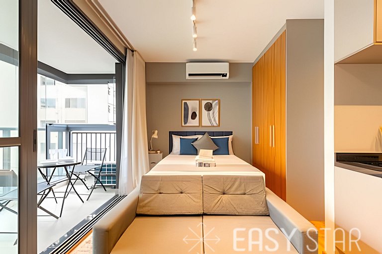 Easy Star - Lindo studio na Vieira de Morais - RH01I