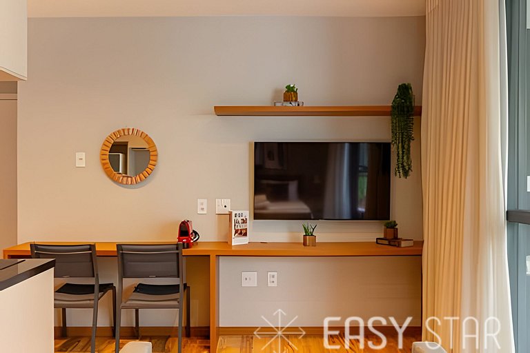 Easy Star - Lindo studio na Vieira de Morais - RH01I