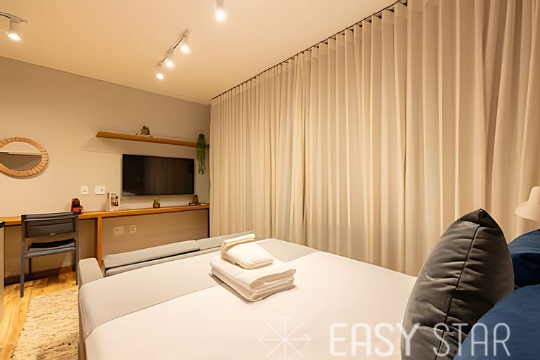 Easy Star - Lindo studio na Vieira de Morais - RH01I