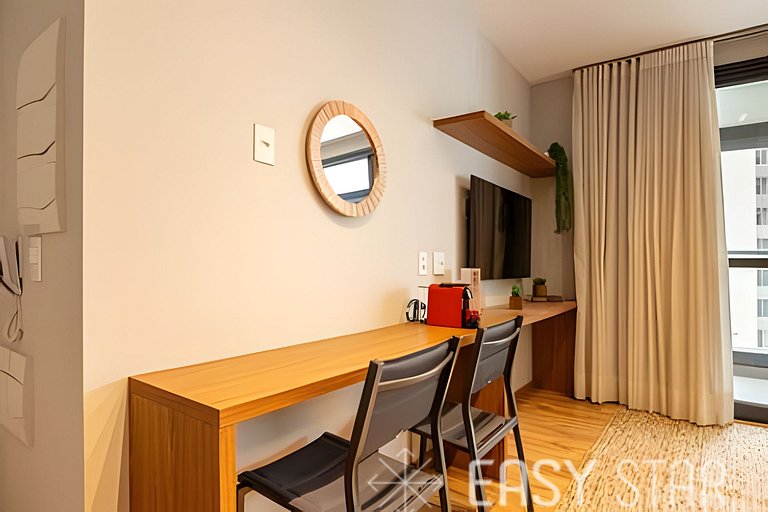 Easy Star - Lindo studio na Vieira de Morais - RH01I