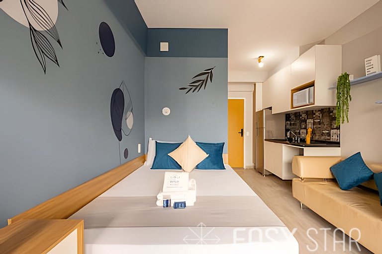 Easy Star - Studio na Vila Mariana, a 350m da estação Ana Ro