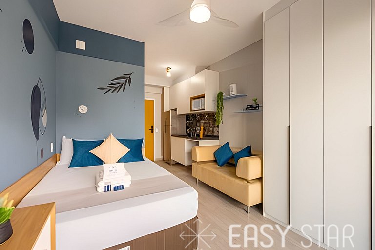 Easy Star - Studio na Vila Mariana, a 350m da estação Ana Ro