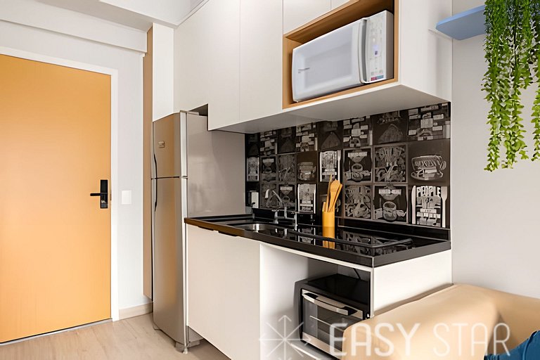 Easy Star - Studio na Vila Mariana, a 350m da estação Ana Ro