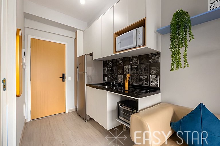 Easy Star - Studio na Vila Mariana, a 350m da estação Ana Ro